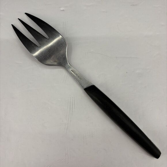 Vintage Mar-Crest Ebony Elegance (Stainless) Atomic Starburst Japan Serving Fork - Picture 2 of 16
